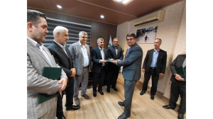 بازدید فرماندار شهرستان تالش از شهرداری به مناسبت روز کارمند