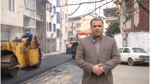 آسفالت و بتن ریزی ۸۳ کوچه و خیابان در شهر تالش