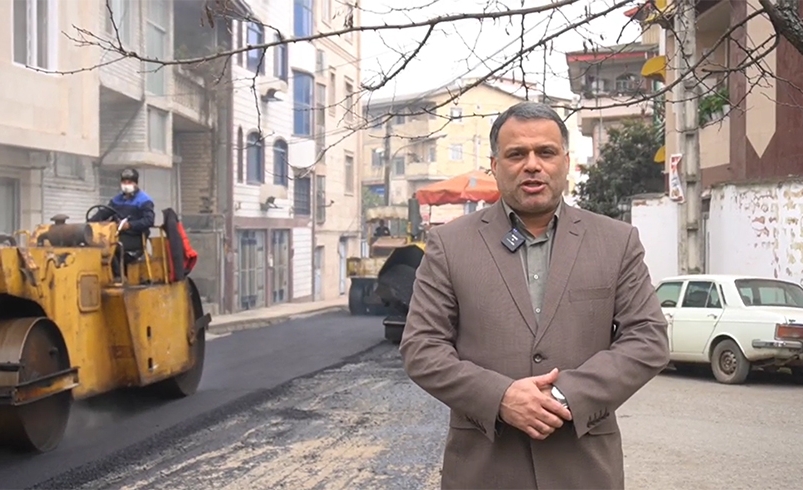 آسفالت و بتن ریزی ۸۳ کوچه و خیابان در شهر تالش