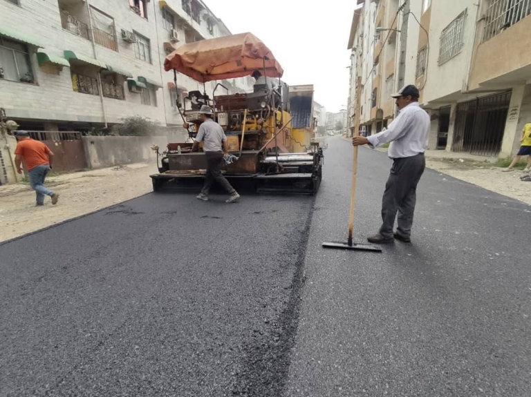 آغاز عملیات اسفالت معابر شهرک بسیجیان تالش