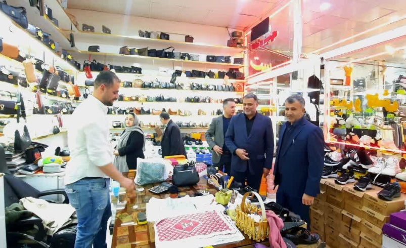 با حضور فرماندار و شهردار تالش نظارت بر نحوه توزیع کالاهای اساسی در بازار نوروزی