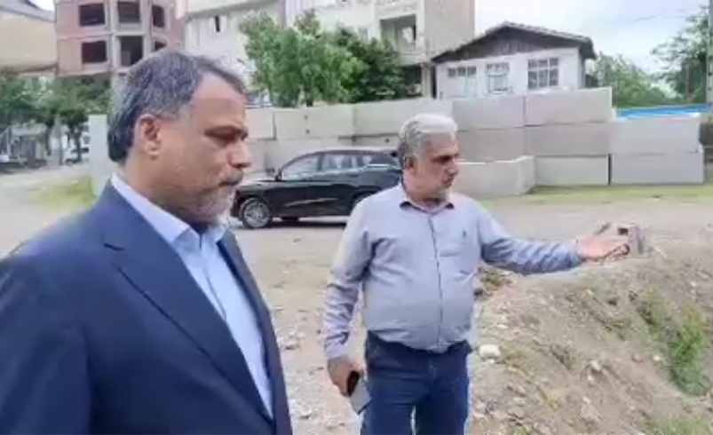 بازدید میدانی شهردار تالش از پروژه راهبردی پل پاسداران