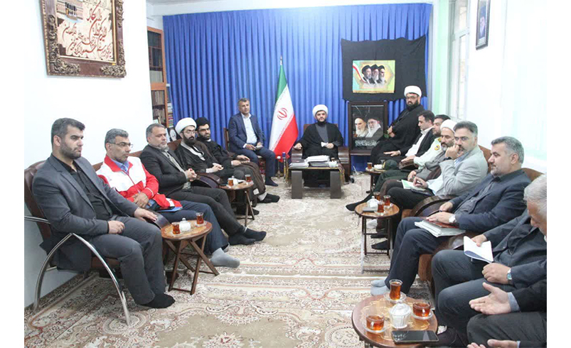 جلسه‌ هماهنگی مراسمات “هفته وداع و تشییع و تدفین امام شهید” در دفتر امام جمعه شهرستان تالش