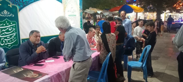 دیدار مردمی رضا جمشیدی سه‌ساری، فرماندار شهرستان تالش، با همراهی داود قوی‌پنجه شهردار تالش