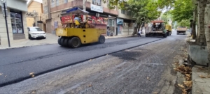 تداوم عملیات عمرانی شهرداری تالش با آماده‌سازی (خیابان پاسداران) جهت اجرای آسفالت