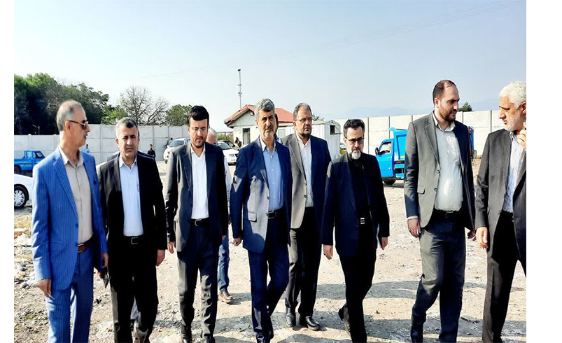 بازدید از سایت زباله قروق / پیگیری طرح دانش‌بنیان مدیریت پسماند