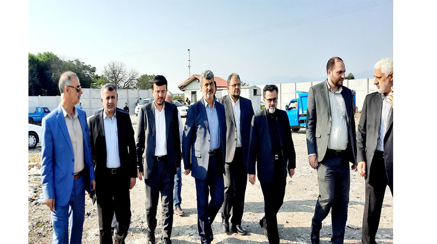 بازدید از سایت زباله قروق / پیگیری طرح دانش‌بنیان مدیریت پسماند
